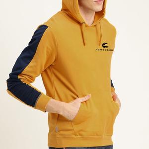 Sweats à capuche pour hommes respirant couleur unie taux d'usine polaire coton mélangé pull premium streetwear nouveauté de haute qualité - Product Image 3