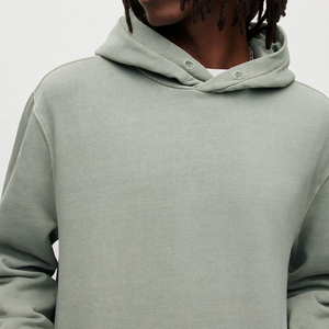 Sweat-shirts pour hommes de haute qualité, lavés à l'acide, à fermeture éclair intégrale, style américain, coupe ample, 500 GSM, sweat-shirt de créateur, lavage enzymatique, haut pour garçons, 2026 - Product Image 4