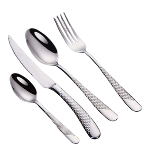 Juego de Cubiertos de Acero Inoxidable con Mango de Metal de Diseño, Cubertería de Lujo para Restaurantes a Bajo Precio - Product Image 2