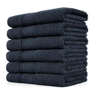 Ensemble de serviettes de toilette absorbantes en pur coton 100 % éponge pour salle de bain, conception OEM, fournisseur direct d'usine - Product Image 4