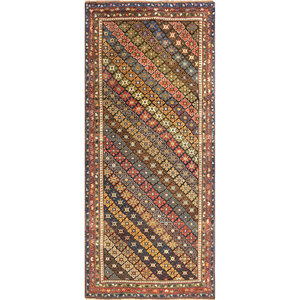 Alfombra de Lana Anudada a Mano Aalam Paem-565, Gris y Negra con Patrón Geométrico para Uso Doméstico - Product Image 1