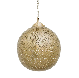 Juego de dos lámparas colgantes de hierro árabe marroquí de diseño moderno para iluminación del hogar al mejor precio de la India - Product Image 4