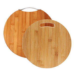 Forma personalizada y diseño atractivo, mango circular de madera para cortar y picar carne y verduras, gran oferta - Product Image 6