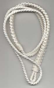 Aiguillette en soie de haute qualité WOK cordon d'épaule longueur personnalisée accessoires uniformes tactiques finition enduite pour vêtements - Product Image 3