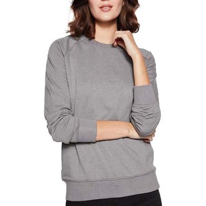Sudaderas de lana de algodón 100% de alta calidad para mujer, sudaderas personalizadas de manga Regular transpirables de secado rápido para mujer - Product Image 6