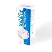 Bandage de compression élastique Goldfix 15 cm x 3,5 m, gaze médicale, certifié CE Classe I, thérapie, premiers secours, non stérile