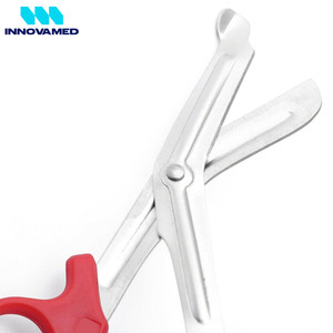 กรรไกรตัดแผล EMT กรรไกรปฐมพยาบาลทางการแพทย์กรรไกรผ้าพันแผลสแตนเลสสีแตกต่างกัน - Product Image 4