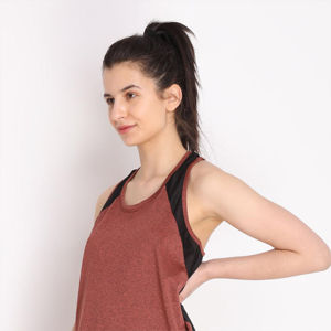 Débardeur pour femmes, débardeur sans manches sans couture pour femmes, débardeur pour femmes imprimé par sublimation d'ananas - Product Image 5