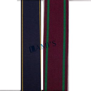 Custom Ceremonial Medal Moire <b>Ribbons</b> Ceremonial Medal Drapes Moire Water Mark Medals <b>Ribbon</b> - Product Image 4
