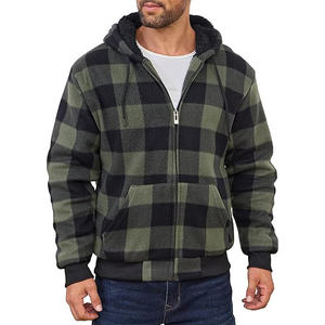 Customer Demanding <b>Men</b> Lined Breathable <b>Sherpa</b> Fleece Jacket For <b>Men</b> Lightweight Anti-Bacterial Eco-Friendly Winter <b>Hoodies</b> - Product Image 6