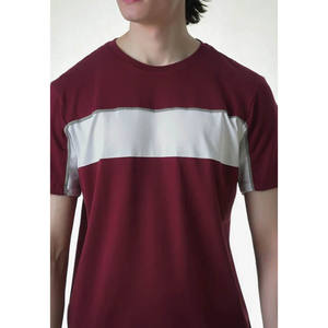 T-shirt de haute qualité à 3 blocs de couleurs pour hommes - Product Image 1