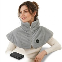 Almohadilla Térmica Lavable para Cuello y Hombros, Almohadilla Eléctrica de Bajo Voltaje de 5V con 5 Zonas de Calentamiento, 3 Ajustes de Temperatura, OEM ODM