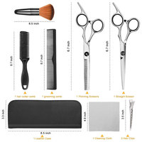 Nouveau Kit de ciseaux de coiffeur de coiffure à usage domestique 4 pièces ciseaux de coupe de cheveux ensemble de coupe de cheveux de coiffeur
