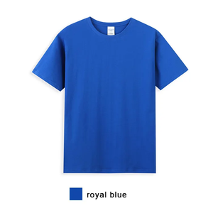เสื้อยืดเจอร์ซีย์ผ้าฝ้าย 100% คุณภาพสูง ระบายอากาศได้ดี สำหรับผู้ชายไซส์ใหญ่ ปักโลโก้ตามสั่ง พิมพ์ลายได้ รับสั่งจำนวนมาก ดีไซน์เรียบง่าย - Product Image 3
