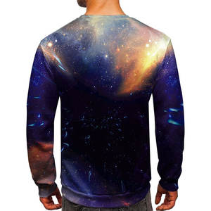 2024 sweat-shirt thermique à fermeture éclair pour hommes sur mesure avec impression par sublimation pour la saison hivernale - Product Image 2