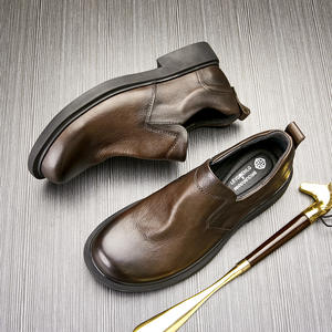 Zapatos Mocasines de Piel de Becerro con Detalles Cosidos a Mano y Soporte para el Arco del Pie, Zapatos de Vestir para Hombre - Product Image 4