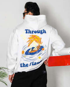 เสื้อฮู้ดฤดูหนาวพิมพ์ลายสีขาวของผู้ชาย400gsm ฤดูหนาวเสื้อสวมหัวผ้าฝ้ายคุณภาพสูงเสื้อฮู้ดแบบกำหนดเองขายส่งสินค้าจำนวนมาก - Product Image 1