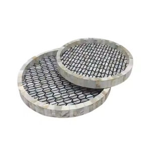 Plateaux de travail en nacre en bois de qualité supérieure Plateaux Snacks de table Plateau de service alimentaire pour accessoires de cuisine - Product Image 6