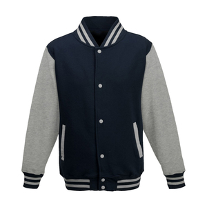 Chaqueta de uniforme de béisbol de primavera American Retro 2025 para hombres y mujeres estilo universitario con mangas de cuero PU y cuello alto - Product Image 3
