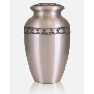 Métal créatif avec design taillé en diamant ciselé à la main urnes de crémation noires modernes écologiques cendres humaines accessoires funéraires - Product Image 5