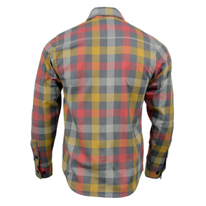 <b>Men's</b> Trendy Long Sleeve <b>Flannel</b> Plaid <b>Shirt</b> 100% Cotton Casual American Style Streetwear Fashion Wholesale Autumn ODM - Product Image 2