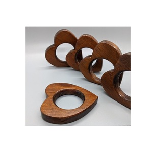 Luxury wooden napkin <b>rings</b> designed for refined table arrangements dinners celebrations weddings hotels and homes - Product Image 1