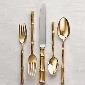 Haute Poli Partyware Couverts Ensemble En Acier Inoxydable Premium Looks Qualité Argenterie 100% Écologique De L'Inde - Product Image 1