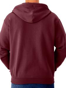 Sudadera con capucha térmica de manga larga personalizada para hombre de algodón 100%, ropa de calle relajada de alta calidad, sudadera de moda de invierno - Product Image 3