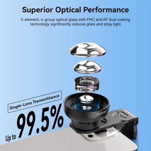 Nouveauté 2026 : Objectif <span class=keywords><strong>macro</strong></span> pour téléphone portable 10X, filtre CPL, Star Flier pour la photographie de bijoux et de cristaux, compatible Pentax - Product Image 2