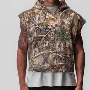 Débardeur de gym à capuche sans manches pour homme-Tissu confortable et à séchage rapide pour les entraînements intenses et les sports - Product Image 5