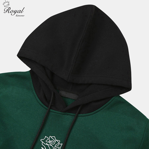 Sweat à capuche unisexe en molleton de coton français de haute qualité, surdimensionné, 300 g/m², uni, pour hommes et femmes - Product Image 3