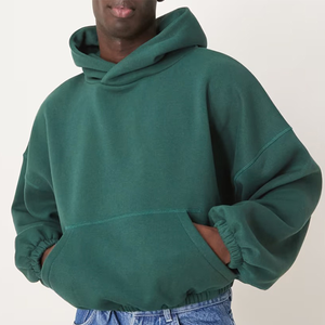 Services OEM – Sweats à capuche décontractés d'hiver 100 % coton délavé à l'acide, en molleton doux de haute qualité, respirant et coupe-vent, style vintage à capuche - Product Image 1