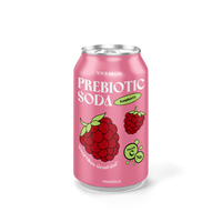 Cannette en aluminium de marque privée 330ml 500ml 250ml Saveur naturelle à faible teneur en glucides Soda prébiotique carbonaté votre propre marque sans beaucoup de saveurs