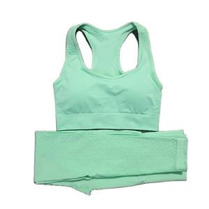 Novedades Diseño de ropa de gimnasio Leggings de yoga Conjunto de gimnasio Ropa activa Sujetador Top Gimnasio Conjuntos de yoga Ropa de fitness y yoga - Product Image 1