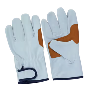 ถุงมือหนังอุตสาหกรรมประสิทธิภาพสูง ปรับแต่งได้ ป้องกันการลื่น ระบายอากาศได้ดี ทนทาน ป้องกันการสั่นสะเทือน ผลิตจากหนังแพะ - Product Image 3