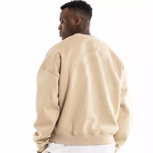 OEM & ODM สเวตเตอร์คอกลมแนววินเทจสะพายไหล่ของผู้ชาย, สินค้าใหม่เสื้อสเวตเชิ้ตขนาดใหญ่ใส่ได้ทั้งชายและหญิง - Product Image 4