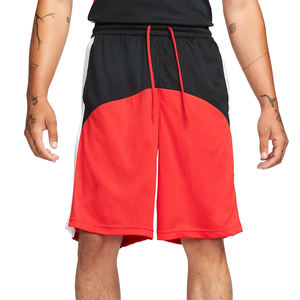 Pantalones Cortos Deportivos para Hombre, Dos Tonos, Negro y Rojo, con Cintura Elástica y Cordón, Transpirables, para Gimnasio y Entrenamiento - Product Image 1