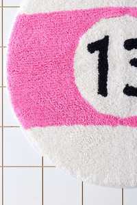 พรมเช็ดเท้ารูปทรงลูกสนุกเกอร์ 13 ลูก ทำจากผ้าฝ้ายเนื้อนุ่ม ผลิตด้วยเครื่องจักร ซึมซับน้ำได้ดี กันลื่น เป็นมิตรกับสิ่งแวดล้อม - Product Image 4