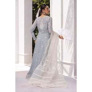 Ensemble de robe Solene Kalidar et dupatta en mousseline de soie - Product Image 3
