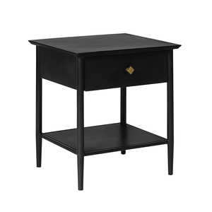 Mesita de noche lateral, muebles de dormitorio para casa, Villa, apartamento, Hotel, madera de caoba, venta al por mayor - Product Image 3