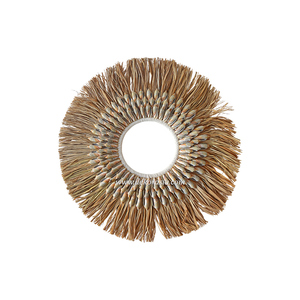 Décoration murale artisanale écologique, design Art Déco naturel pour la décoration intérieure du salon - Product Image 1