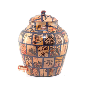 Dispensadores de agua de cobre martillado Artesanías de la mejor calidad Olla de agua de cobre pulido con espejo - Product Image 4