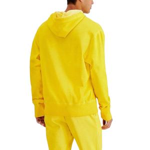 Nuevo Conjunto de Sudadera con Capucha Amarilla y Pantalones Cortos, Cómodo, 100% Algodón, Felpa, Proveedor Directo de Fábrica, Nuevo Conjunto de Pantalones Cortos para Hombre con Estilo - Product Image 3