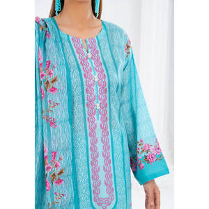 Conjunto de Traje de 3 Piezas Estampado para Mujer con Dupatta CLP-52251 - Product Image 1