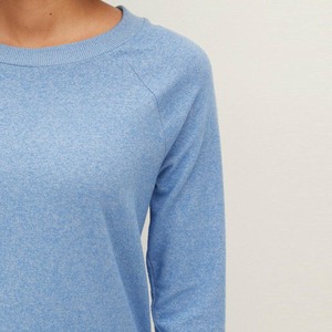 เสื้อสเวตเตอร์สวมหัวสำหรับผู้หญิงเสื้อสเวตเชิ้ตแบบกำหนดเองไหล่ตกเสื้อสเวตเชิ้ตระบายอากาศใส่สบาย - Product Image 4