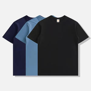 2026 Wholesale Custom <b>Men's</b> Casual Oversize T-<b>Shirts</b> 100% Cotton <b>Satin</b> Fabric Quick Dry Eco-Friendly - Product Image 1