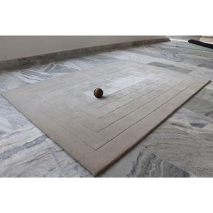 พรมเทนเซลขนสัตว์สีฟ้ากันลื่นกันลื่นแบบกำหนดเองได้ทำด้วยมือแบบกำหนดเองสำหรับผู้ใหญ่พรมปูพื้นติดผนังสำหรับโรงแรมห้องนอน - Product Image 4