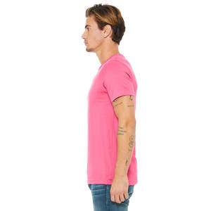 Bella Canvas, camisetas de cuello redondo, venta al por mayor, camisetas transpirables deportivas personalizadas para gimnasio, camisetas ajustadas para hombre - Product Image 5