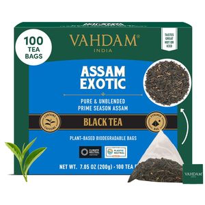 VAHDAM, Assam Exotic Black <b>Tea</b> Bags (100 Count) - Product Image 1