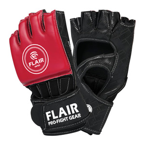 Gants professionnels en cuir PU demi-doigt Mma pour hommes gants d'entraînement grande taille prix usine approvisionnement pour l'entraînement de boxe - Product Image 1